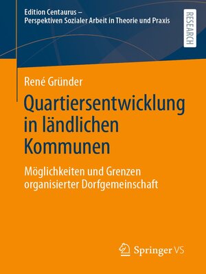 cover image of Quartiersentwicklung in ländlichen Kommunen